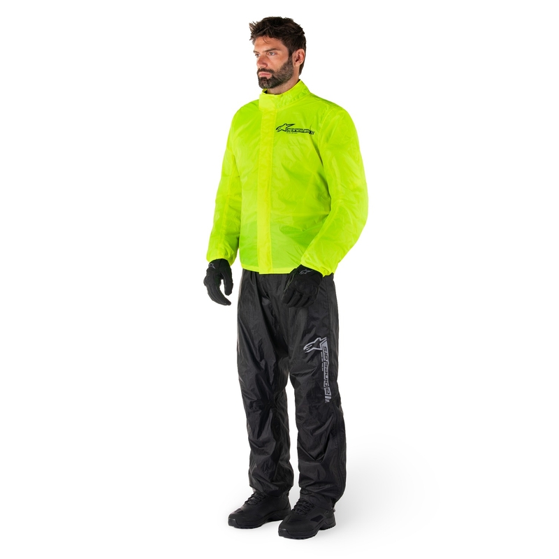 Wodoodporna kurtka Alpinestars Hurricane Rain 2 fluo żółta