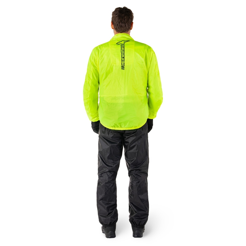 Wodoodporna kurtka Alpinestars Hurricane Rain 2 fluo żółta
