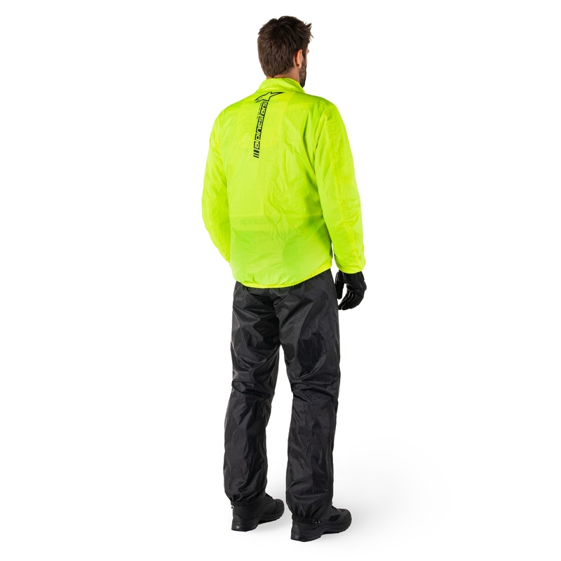 Wodoodporna kurtka Alpinestars Hurricane Rain 2 fluo żółta