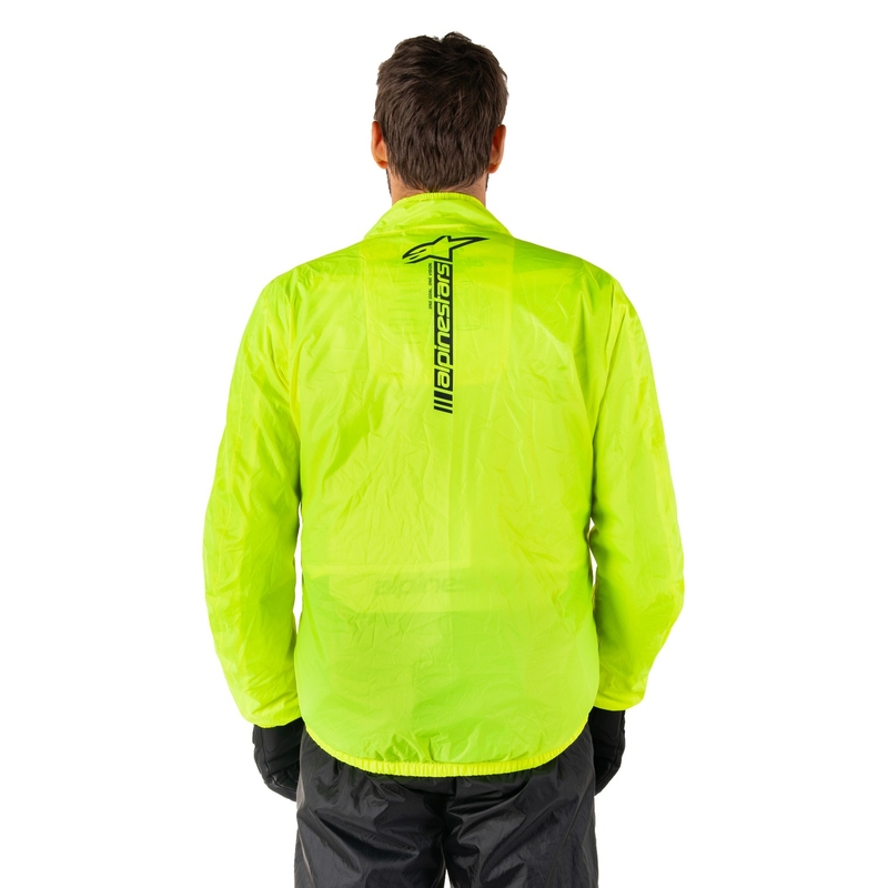 Wodoodporna kurtka Alpinestars Hurricane Rain 2 fluo żółta