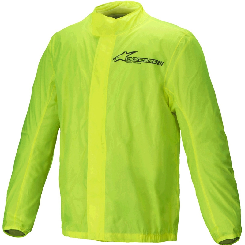 Wodoodporna kurtka Alpinestars Hurricane Rain 2 fluo żółta