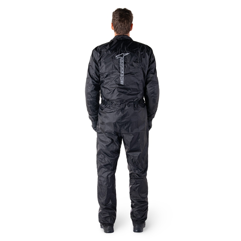 Wodoodporny kombinezon Alpinestars Hurricane Rain 2 w kolorze czarnym