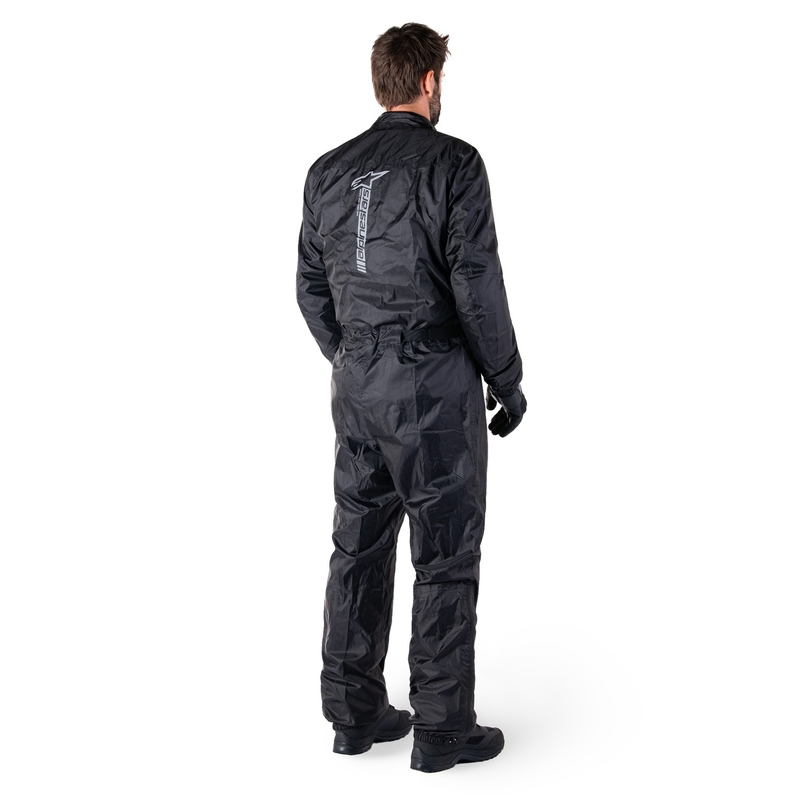 Wodoodporny kombinezon Alpinestars Hurricane Rain 2 w kolorze czarnym