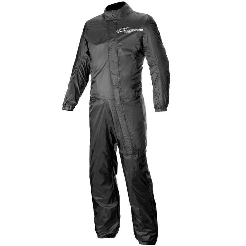 Wodoodporny kombinezon Alpinestars Hurricane Rain 2 w kolorze czarnym