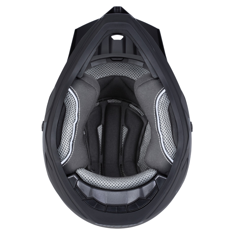 Kask motocyklowy Cassida Cross Cup 2 Napa matowy piaskowo-zielony-fluo żółto-czarny dla dzieci