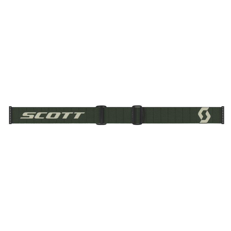 Gogle motocrossowe SCOTT Fury LS w kolorze khaki z szarą plexi