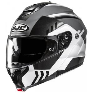Kask motocyklowy typu flip-up HJC C91N Kaon MC5 szaro-czarno-biały