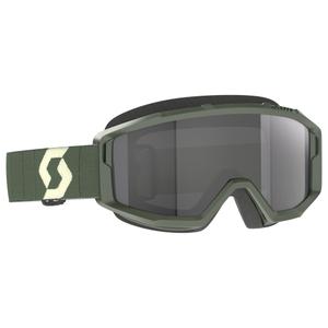 Gogle motocrossowe SCOTT Primal Sand Dust w kolorze khaki z szarą pleksi