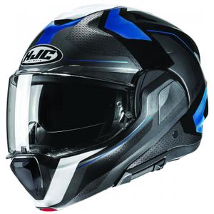 Kask motocyklowy składany HJC F100 Bios MC2 szaro-niebieski