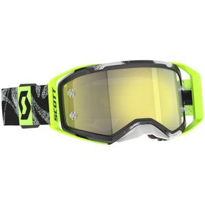 Gogle motocrossowe SCOTT Prospect 2.0 w kolorze czarno-fluo żółtym z żółtym lustrzanym szkłem