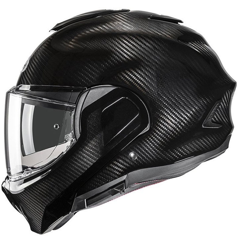 Kask motocyklowy składany HJC F100 Czarny karbon
