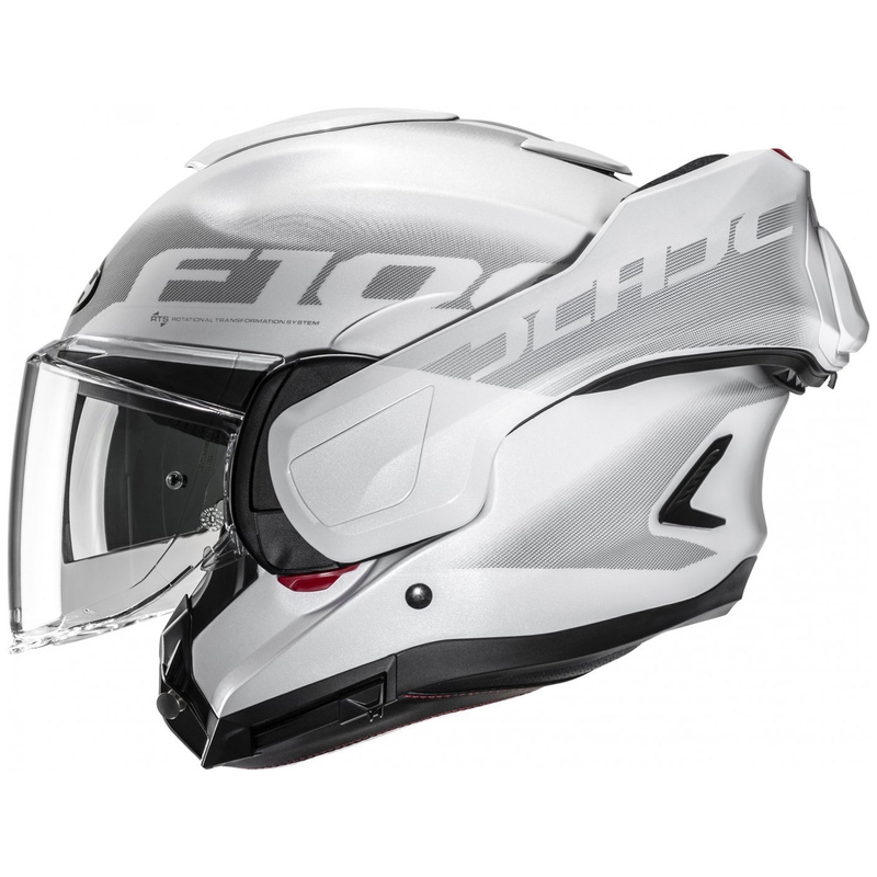 Kask motocyklowy składany HJC F100 Hetal MC10 biało-szary