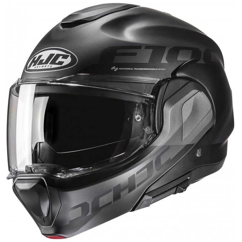 Kask motocyklowy składany HJC F100 Hetal MC5SF czarno-szary