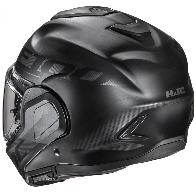 Kask motocyklowy składany HJC F100 Hetal MC5SF czarno-szary