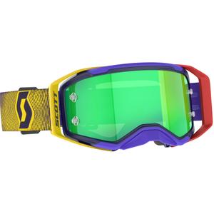 Gogle motocrossowe SCOTT Prospect 2.0 czerwono-żółte z zieloną plexi