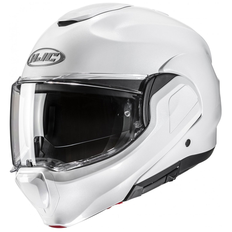 Kask motocyklowy składany HJC F100 Solidny, perłowo-biały