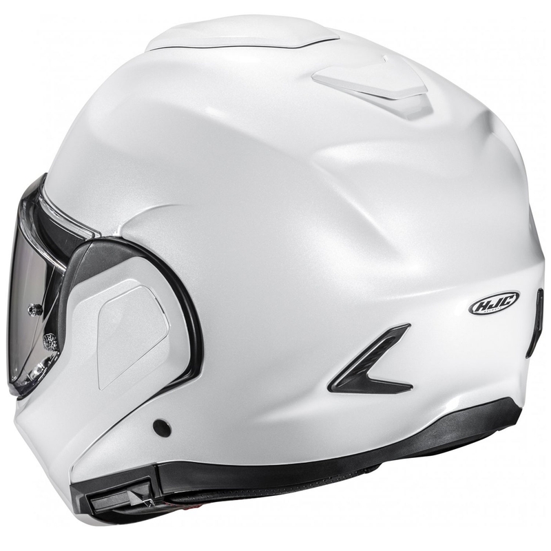 Kask motocyklowy składany HJC F100 Solidny, perłowo-biały