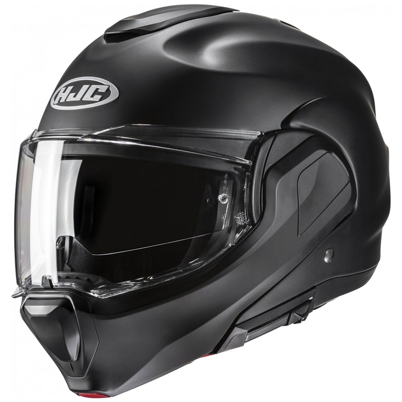 Kask motocyklowy składany HJC F100 Solid Semi Flat czarny