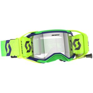 Gogle motocrossowe SCOTT Prospect 2.0 WFS Fioletowo-Fluo Żółte z przezroczystą pleksiglasem