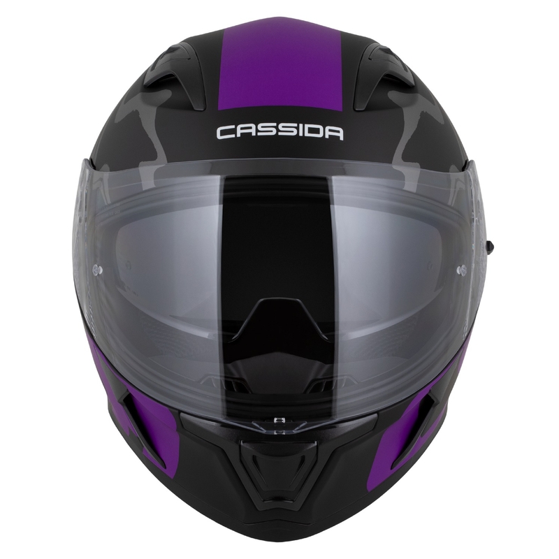 Kask integralny Cassida Orbit Multivers matowy czarno-fioletowo-szaro-biały