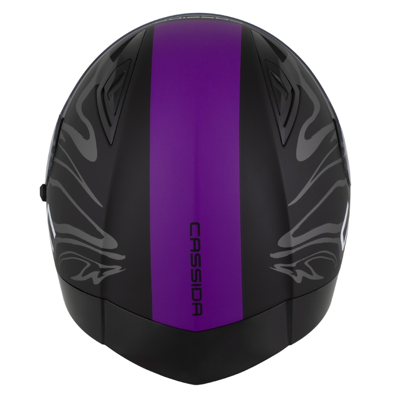 Kask integralny Cassida Orbit Multivers matowy czarno-fioletowo-szaro-biały