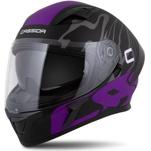 Kask integralny Cassida Orbit Multivers matowy czarno-fioletowo-szaro-biały