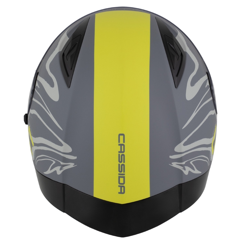 Kask integralny Cassida Orbit Multivers matowy szaro-fluo żółto-czarny