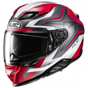 Kask motocyklowy integralny HJC F71 Fes MC1SF szaro-czerwono-biały