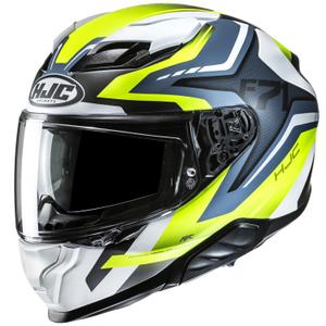 Kask motocyklowy integralny HJC F71 Fes MC3HSF biało-fluo żółty