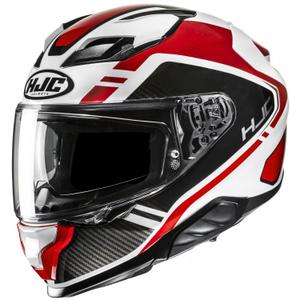 Kask motocyklowy integralny HJC F71 Tozz MC1 biało-czerwono-czarny
