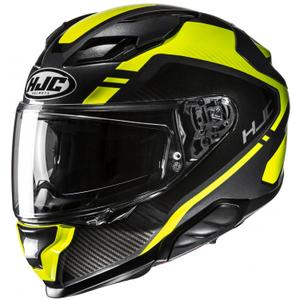 Kask motocyklowy integralny HJC F71 Tozz MC3H czarno-fluo żółty
