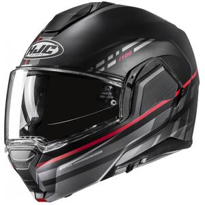 Kask motocyklowy składany HJC i100 Sysma MC1SF szaro-czarny