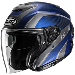 Kask motocyklowy otwarty HJC i31 Reno MC2 szaro-niebieski