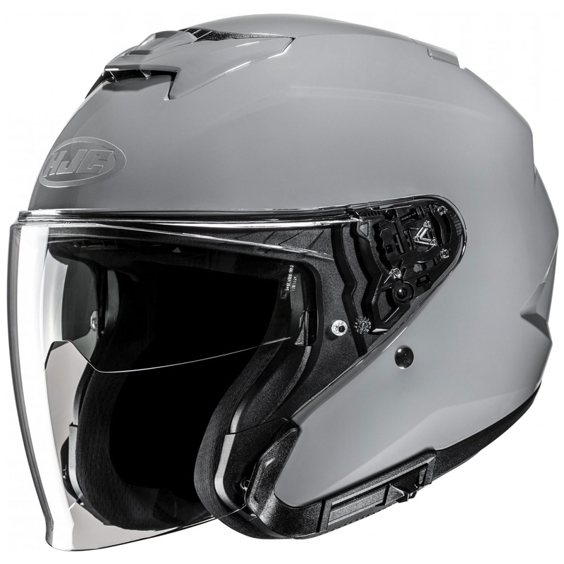 Otwarty kask motocyklowy HJC i31 Jednolity szary