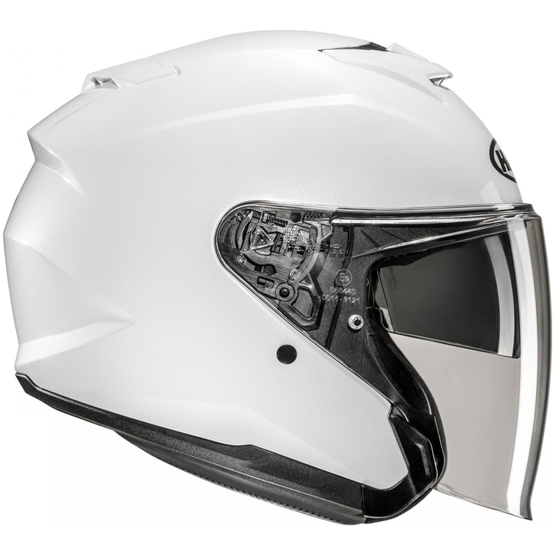 Otwarty kask motocyklowy HJC i31 Solidny, perłowo-biały