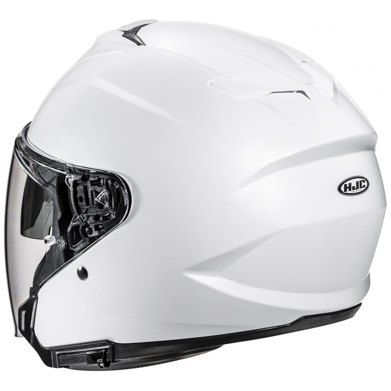 Otwarty kask motocyklowy HJC i31 Solidny, perłowo-biały
