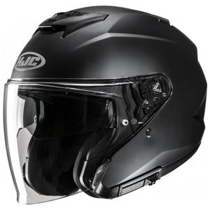 Kask motocyklowy HJC i31 Solid, półpłaski, otwarty, czarny