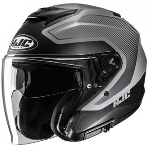 Kask motocyklowy otwarty HJC i31 Tevis MC5SF szaro-czarny
