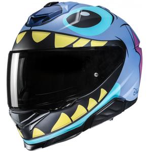 Integralny kask motocyklowy HJC i71Stitch Disney MC2SF niebiesko-fioletowy