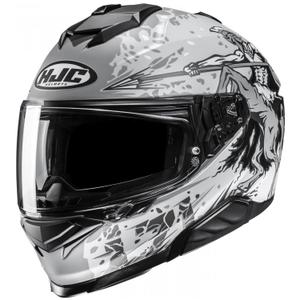Integralny kask motocyklowy HJC i71 Taurus MC10SF szaro-czarny
