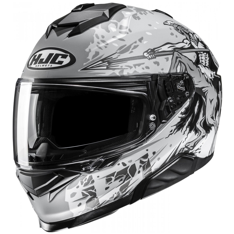 Integralny kask motocyklowy HJC i71 Taurus MC10SF szaro-czarny