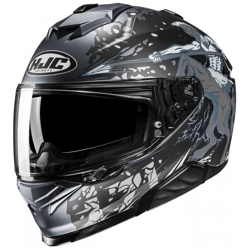 Zintegrowany kask motocyklowy HJC i71 Taurus MC5SF czarno-szary