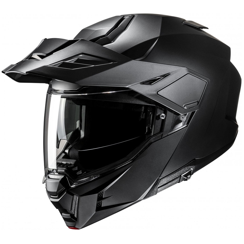 Kask motocyklowy HJC i80 Solid Semi Flat typu flip-up czarny