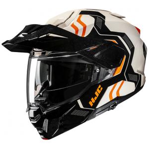 Kask motocyklowy składany HJC i80 Velly MC7 beżowo-czarny