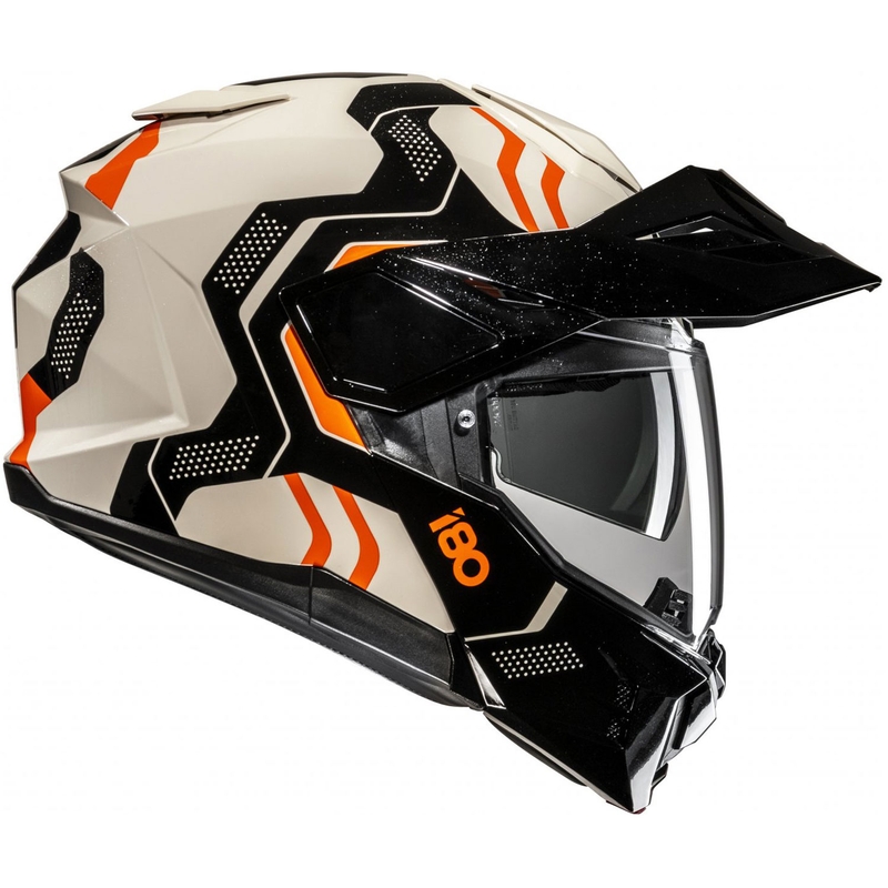 Kask motocyklowy HJC i80 Velly MC7 typu flip-up beżowo-czarny