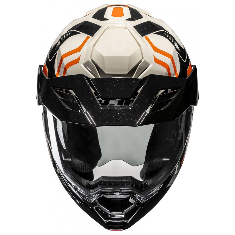 Kask motocyklowy HJC i80 Velly MC7 typu flip-up beżowo-czarny