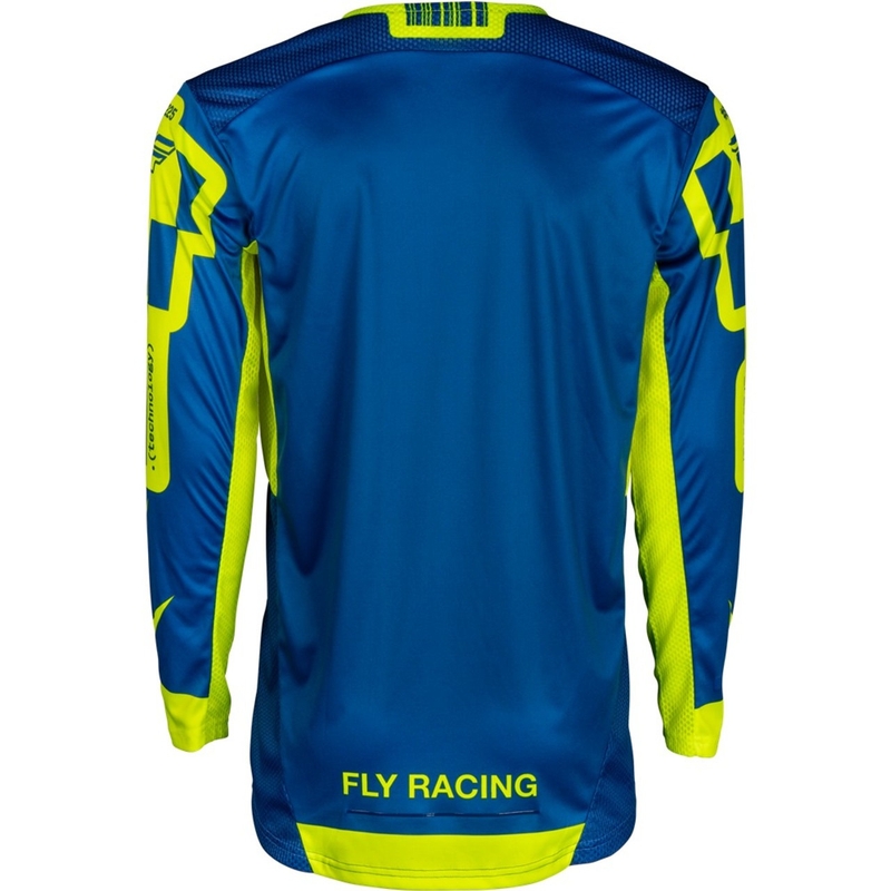 Koszulka motocrossowa FLY Racing Lite Lancer niebiesko-fluo-żółta