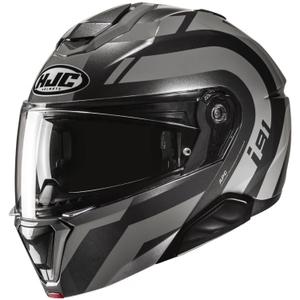 Kask motocyklowy składany HJC i91 Arven MC5 szaro-czarny