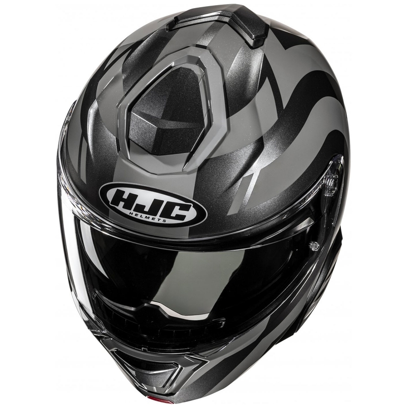 Kask motocyklowy składany HJC i91 Arven MC5 szaro-czarny