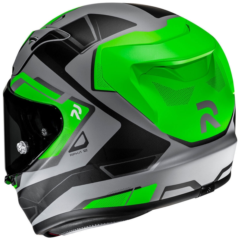 Kask motocyklowy integralny HJC RPHA 12 Brels MC4HSF zielono-szaro-czarny